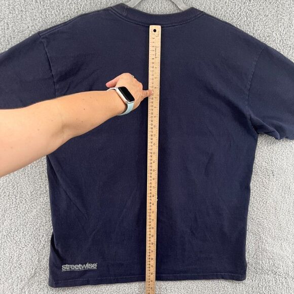 Streetwise Clothing Cali Script T-Shirt in navy Streetwear mens XL - Picture 11 of 14